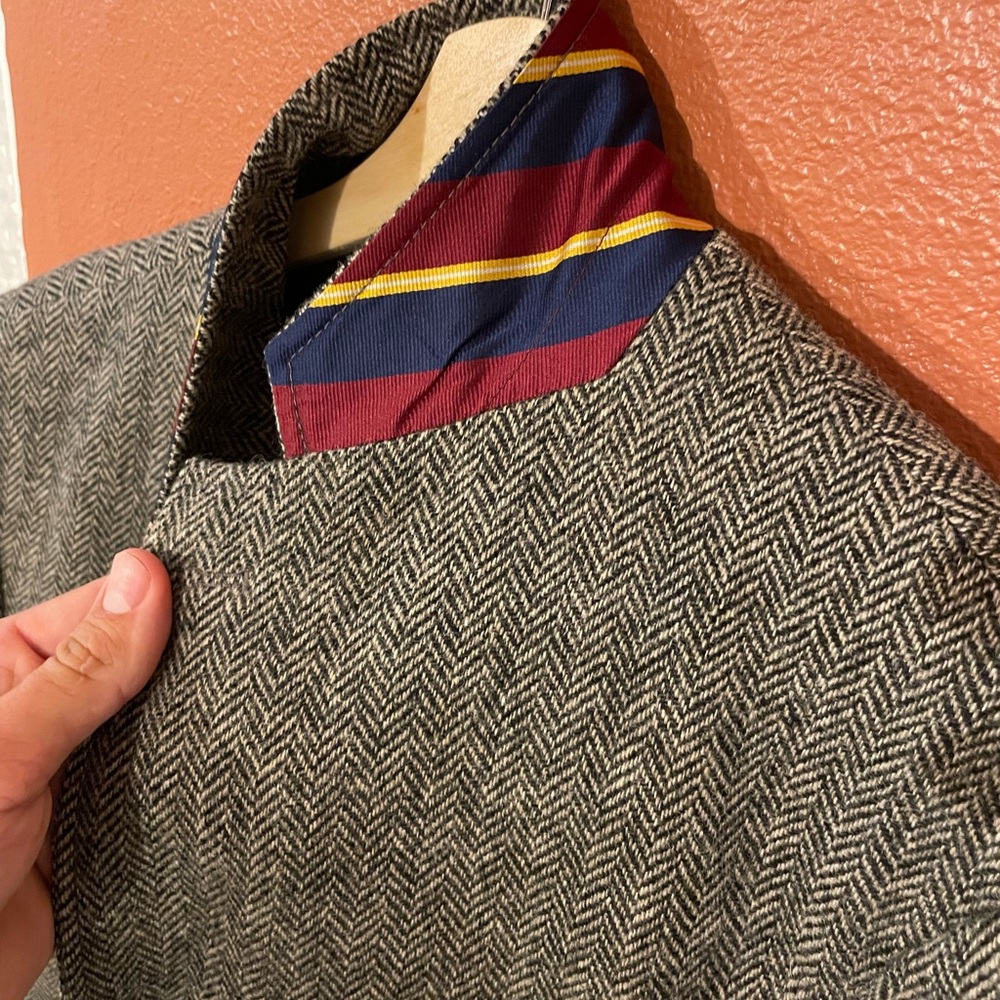 Grey Herringbone Jacket